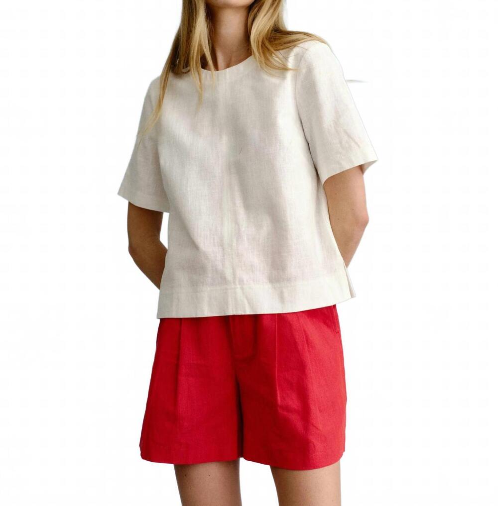 NEW CARTOLINA NANTUCKET frankie shorts in poppy